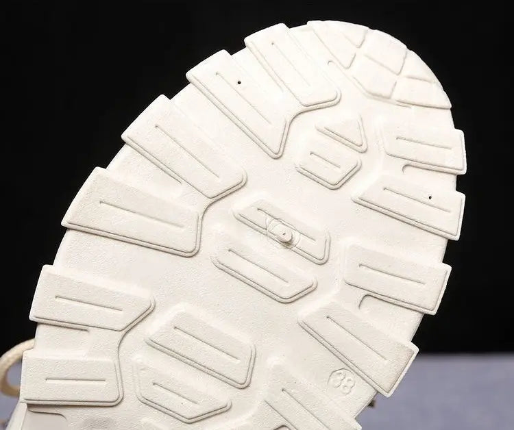 Zapatillas deportivas de malla transpirable con suela chunky