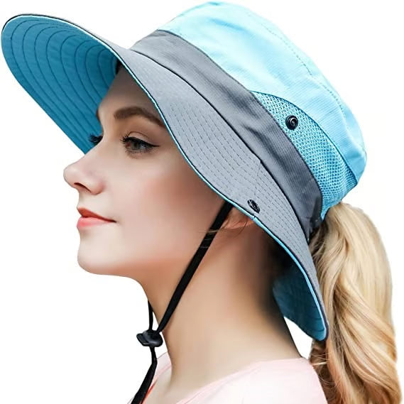 Sombrero de protección solar para mujer