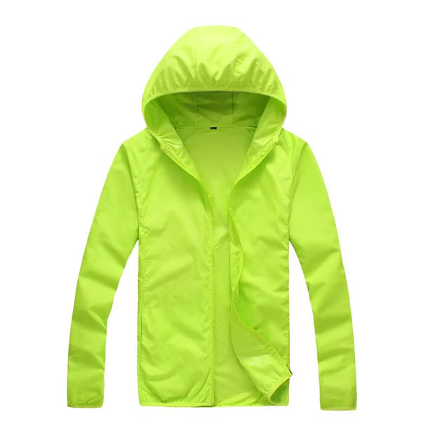 Cortavientos ultraligero, impermeable y con protección solar.