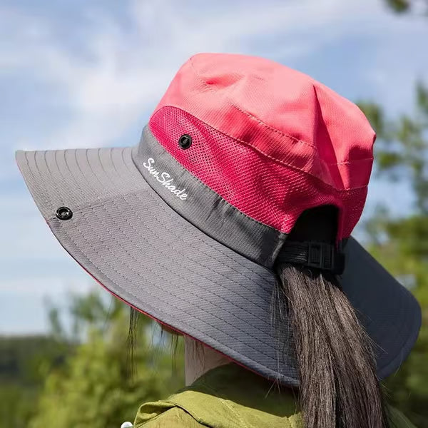 Sombrero de protección solar para mujer