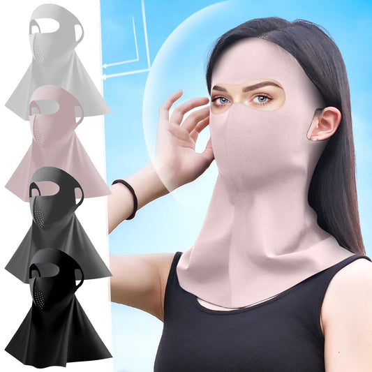Mascarilla facial con protección solar para mujer