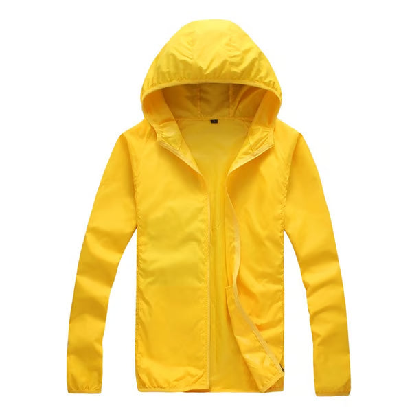Cortavientos ultraligero, impermeable y con protección solar.