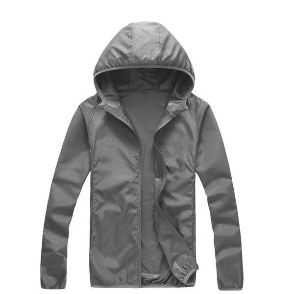 Cortavientos ultraligero, impermeable y con protección solar.