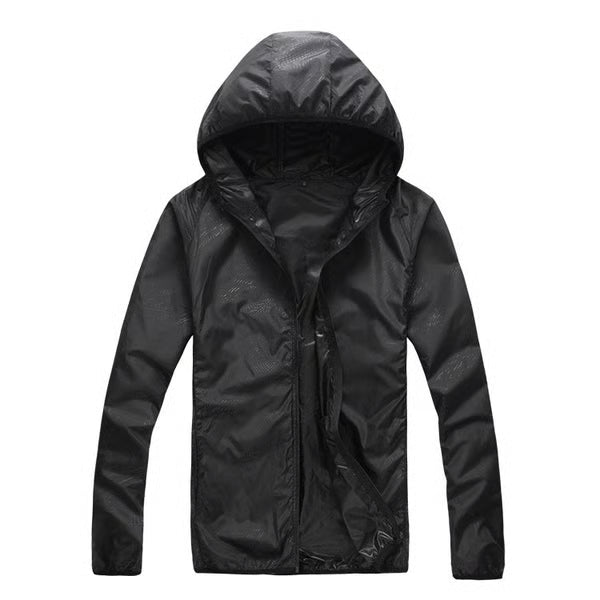 Cortavientos ultraligero, impermeable y con protección solar.