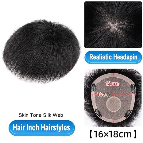 Extensiones de cabello naturales, ligeras y discretas en la parte superior de la cabeza.