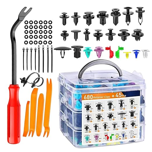 Car Push Retainer Clips & Auto Fasteners Assortment