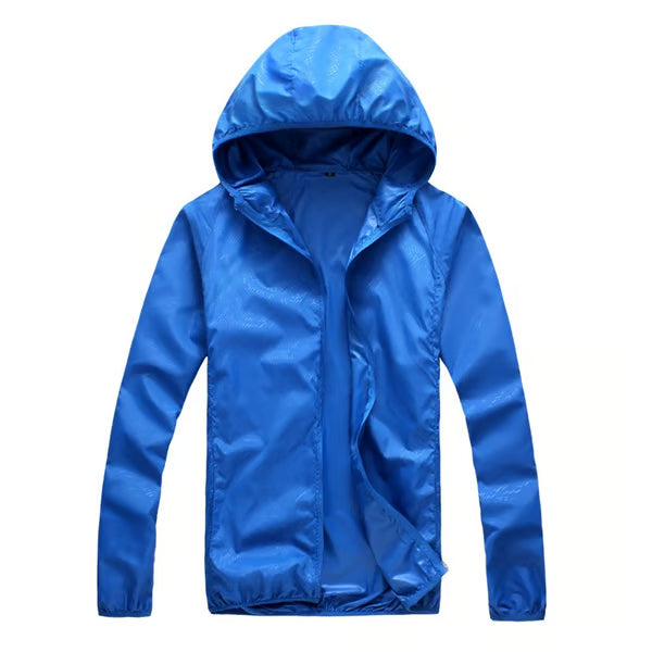Cortavientos ultraligero, impermeable y con protección solar.