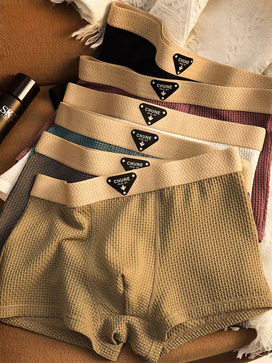 Compra 1 Lleva 3 Boxer Hombre Waffle Transpirable Oferta Limitada