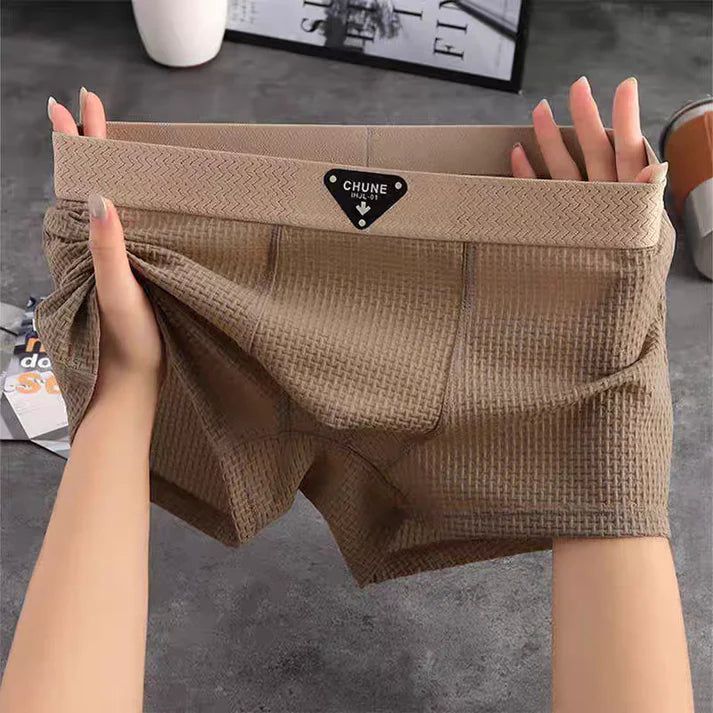 Compra 1 Lleva 3 Boxer Hombre Waffle Transpirable Oferta Limitada