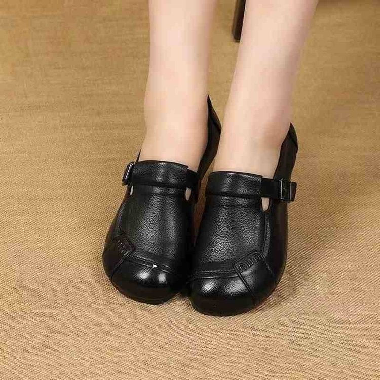 Zapatos de cuero de suela blanda