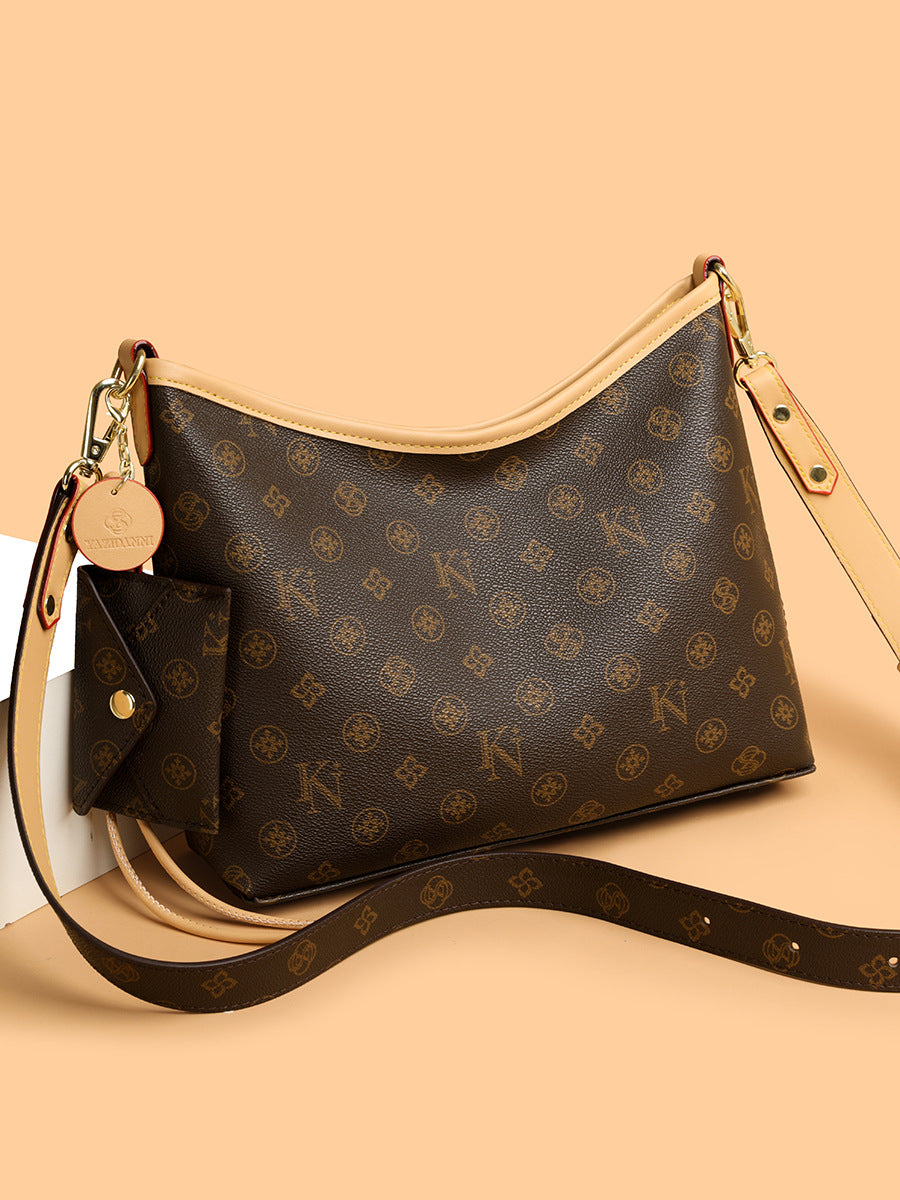 Bolso tote sencillo y elegante con monograma