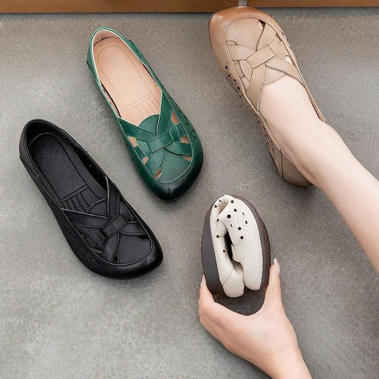 Sandalias de piel suave con suela flexible