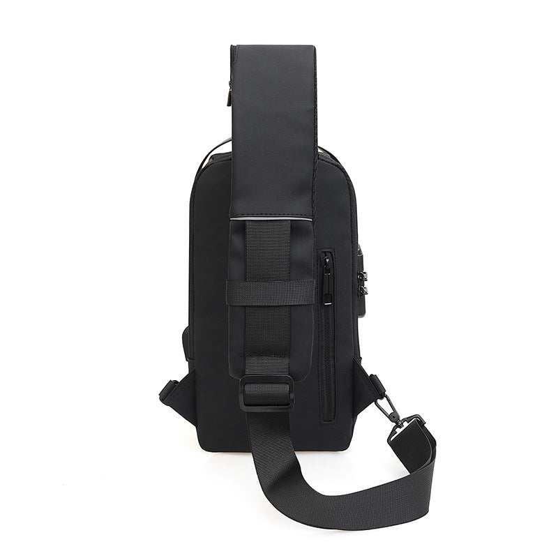 Bolsa pectoral antirrobo para motocicleta