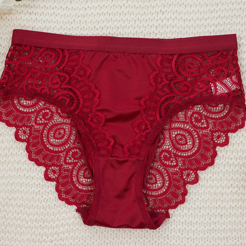 Compra 1 Lleva 4 Bragas Mujer Satinado Encaje Elegantes Oferta Limitada