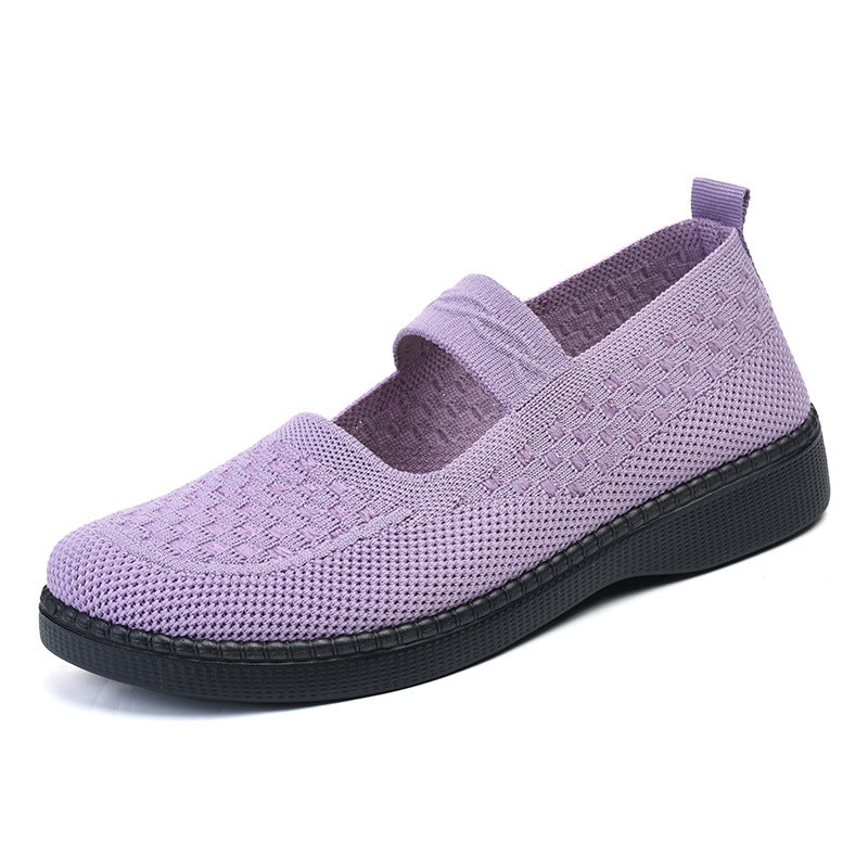 Zapatillas para caminar con parte superior de malla transpirable