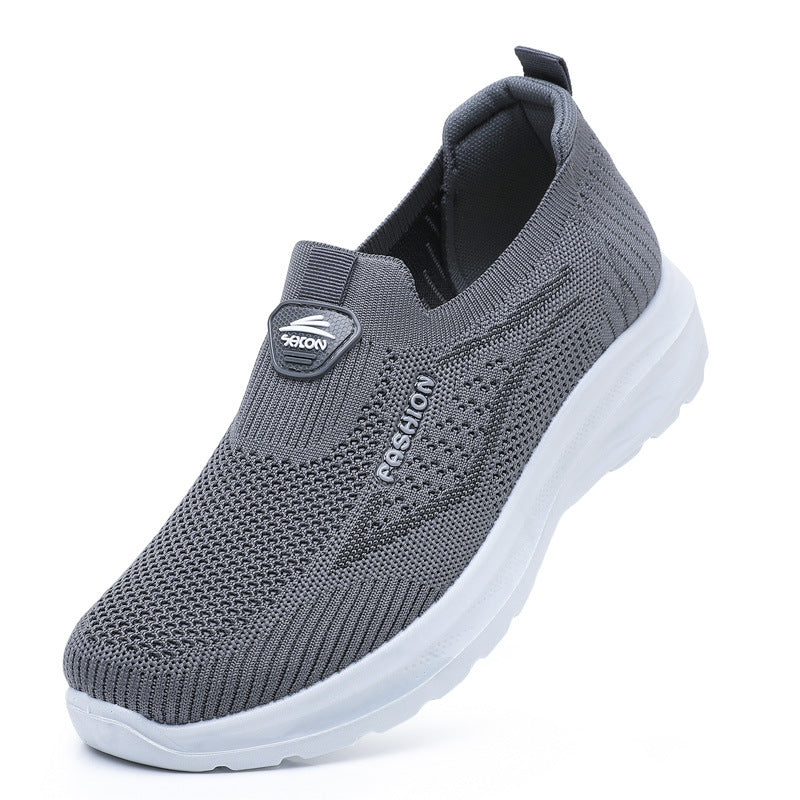 Zapatillas de senderismo transpirables Flyknit para hombre
