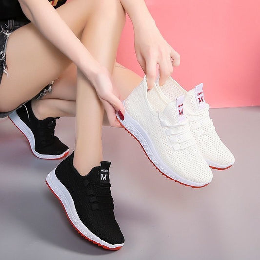 Zapatillas deportivas de malla para mujer
