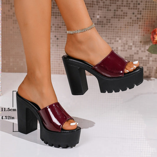 Sandalias Plataforma de Tacón Alto para Mujer