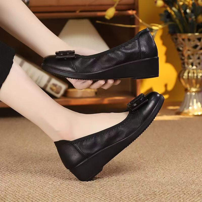 bailarinas de cuero auténtico
