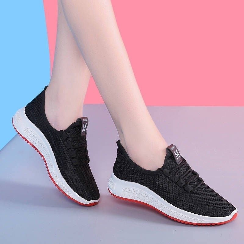 Zapatillas deportivas de malla para mujer