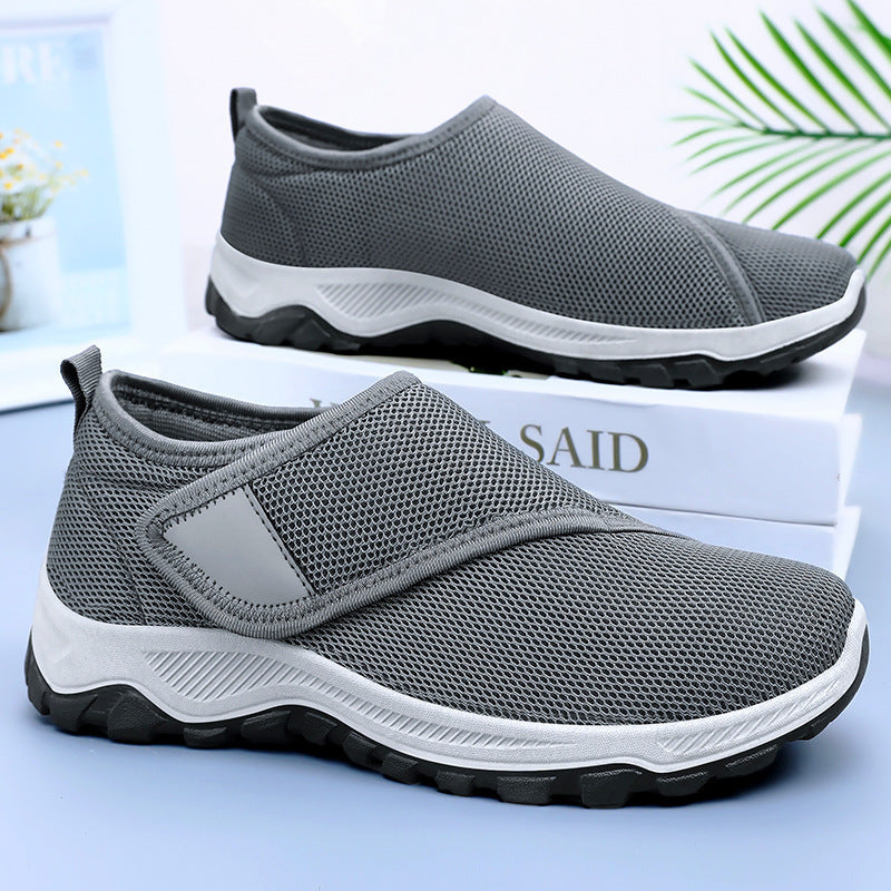 Zapatos casuales de hombre con velcro