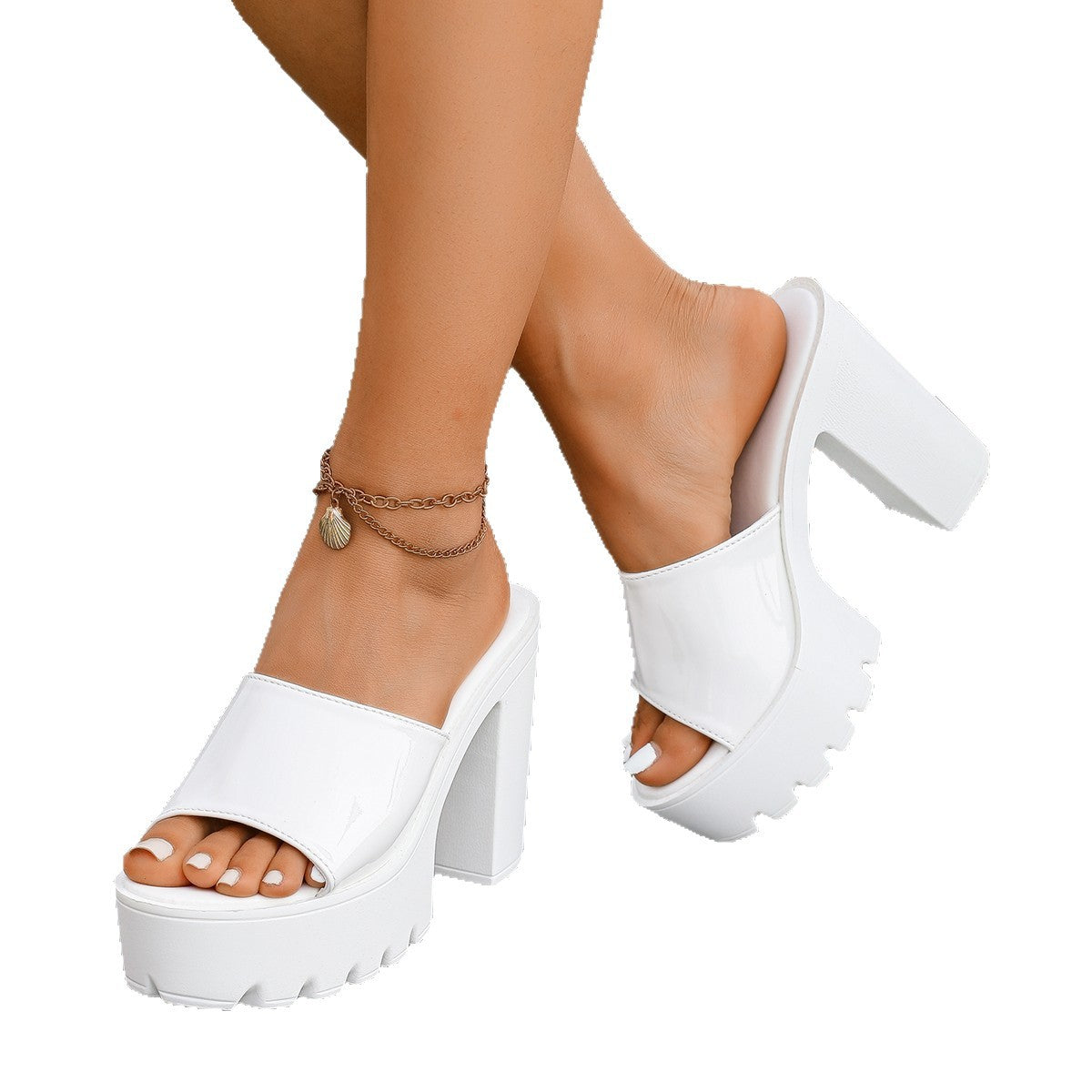Sandalias Plataforma de Tacón Alto para Mujer