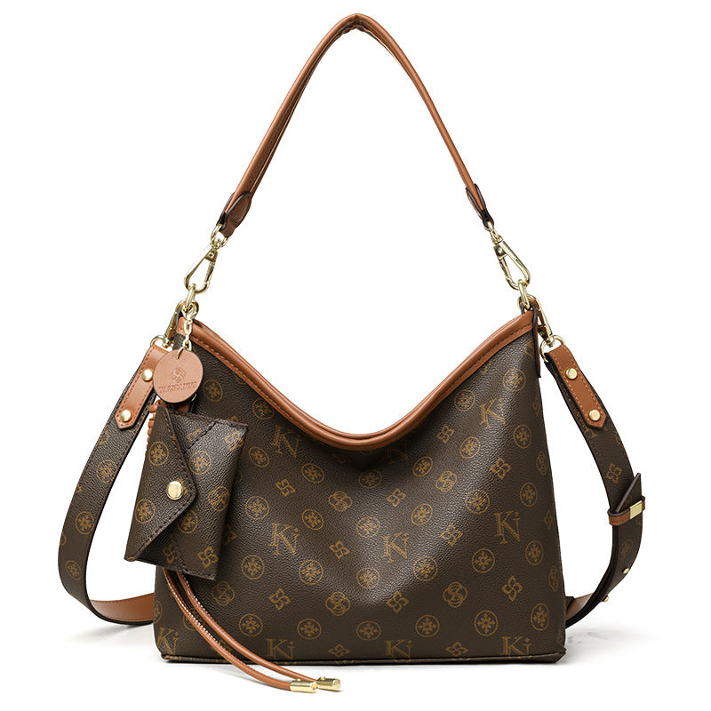 Bolso tote sencillo y elegante con monograma