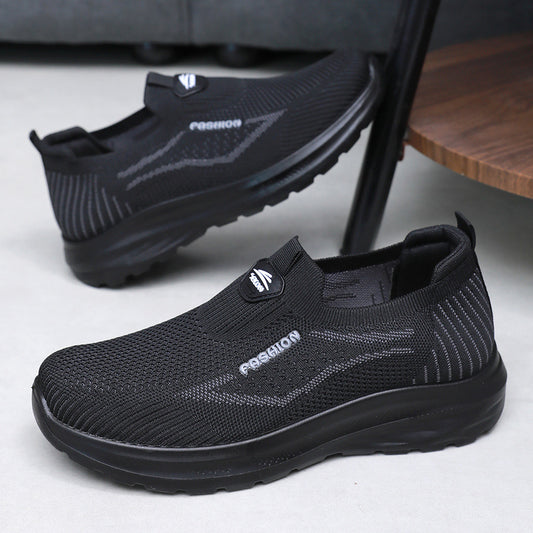 Zapatillas de senderismo transpirables Flyknit para hombre