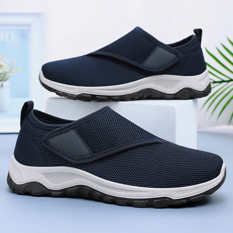 Zapatos casuales de hombre con velcro