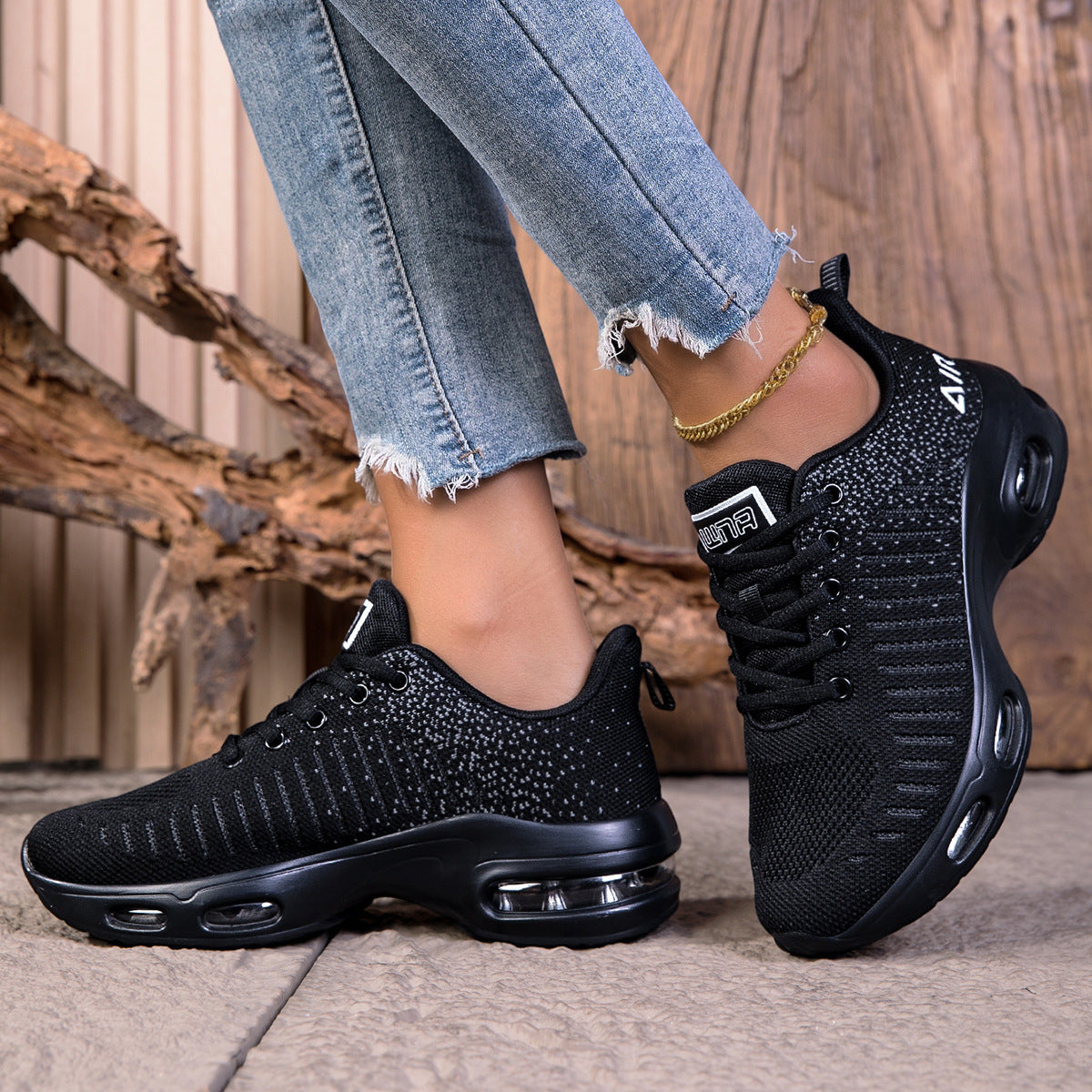 Zapatillas deportivas de malla para mujer