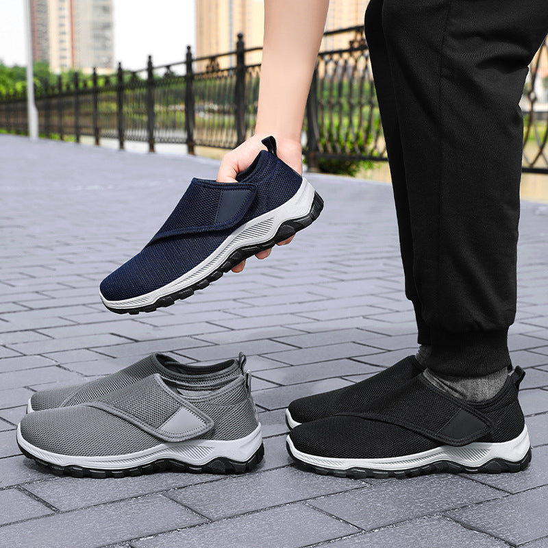 Zapatos casuales de hombre con velcro