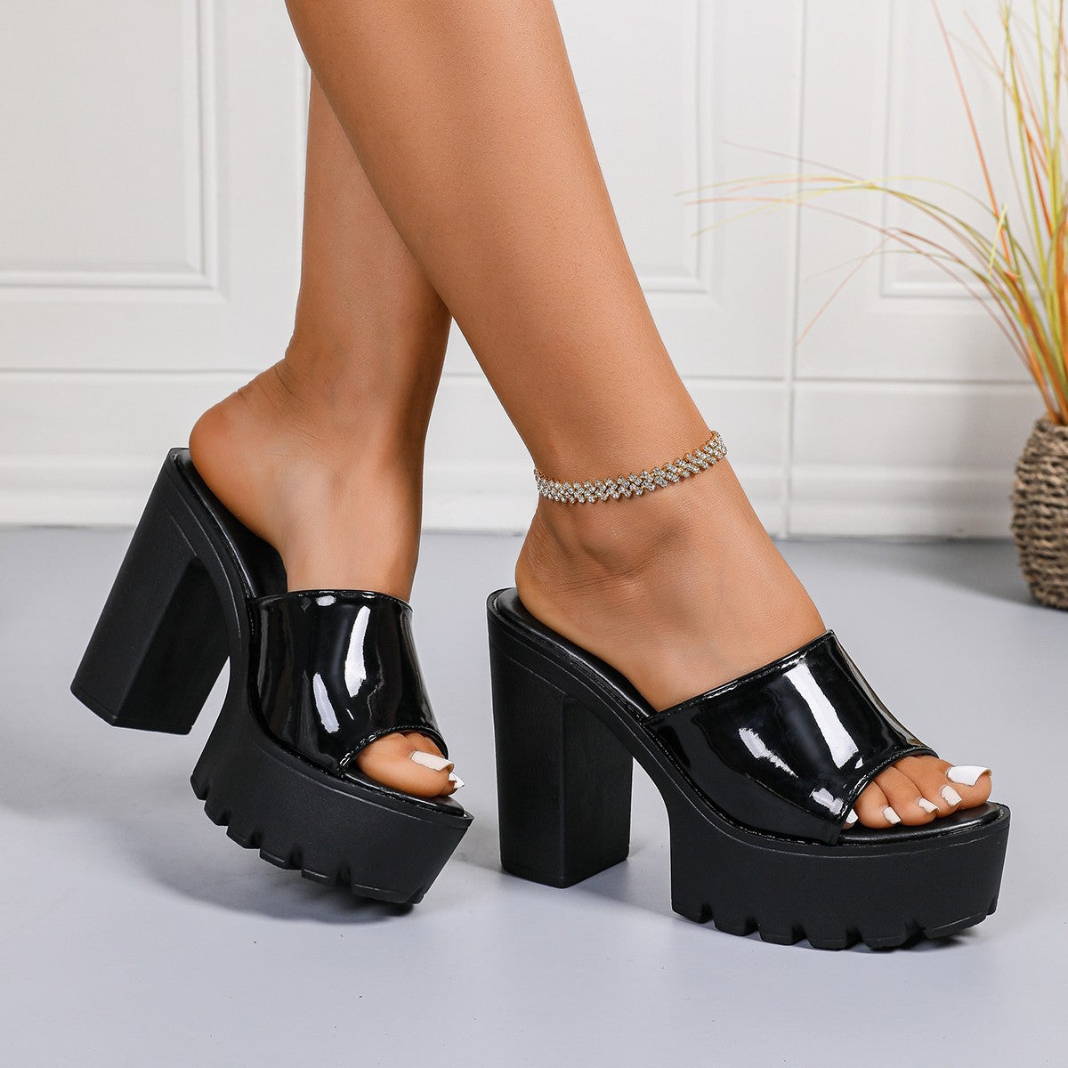 Sandalias Plataforma de Tacón Alto para Mujer