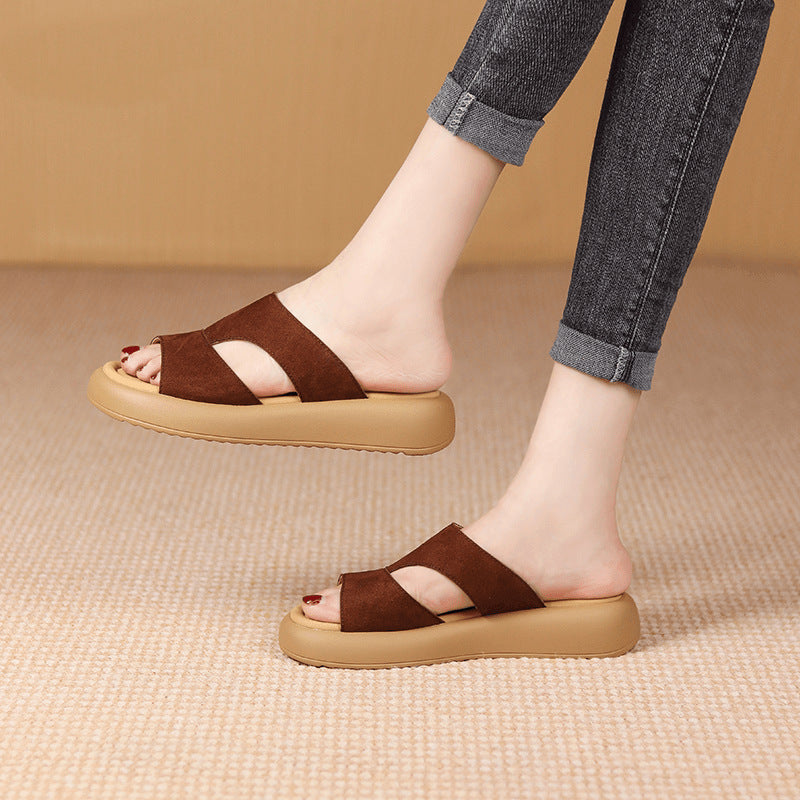 Sandalias ligeras de suela blanda