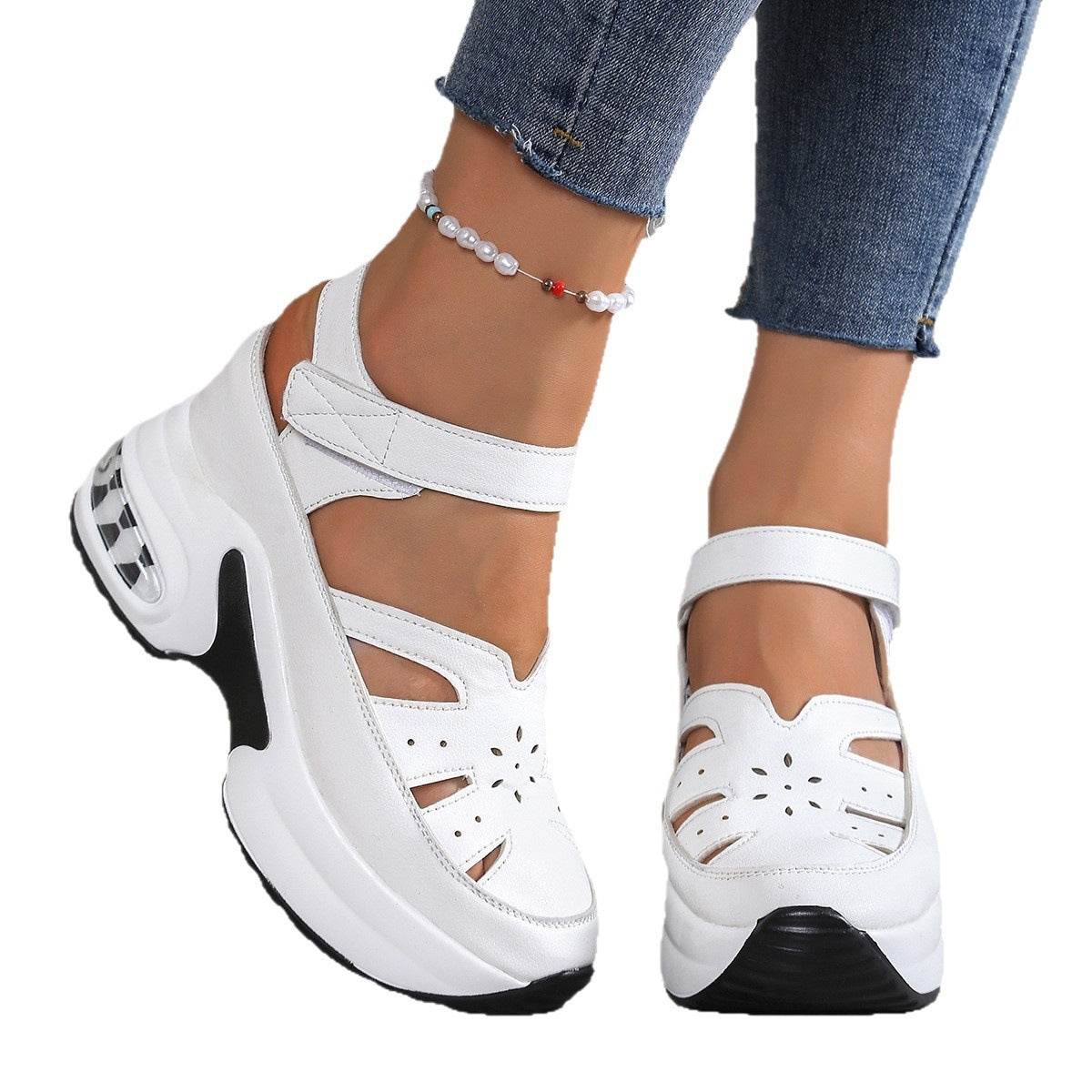 Sandalias Plataforma con Amortiguador para Mujer
