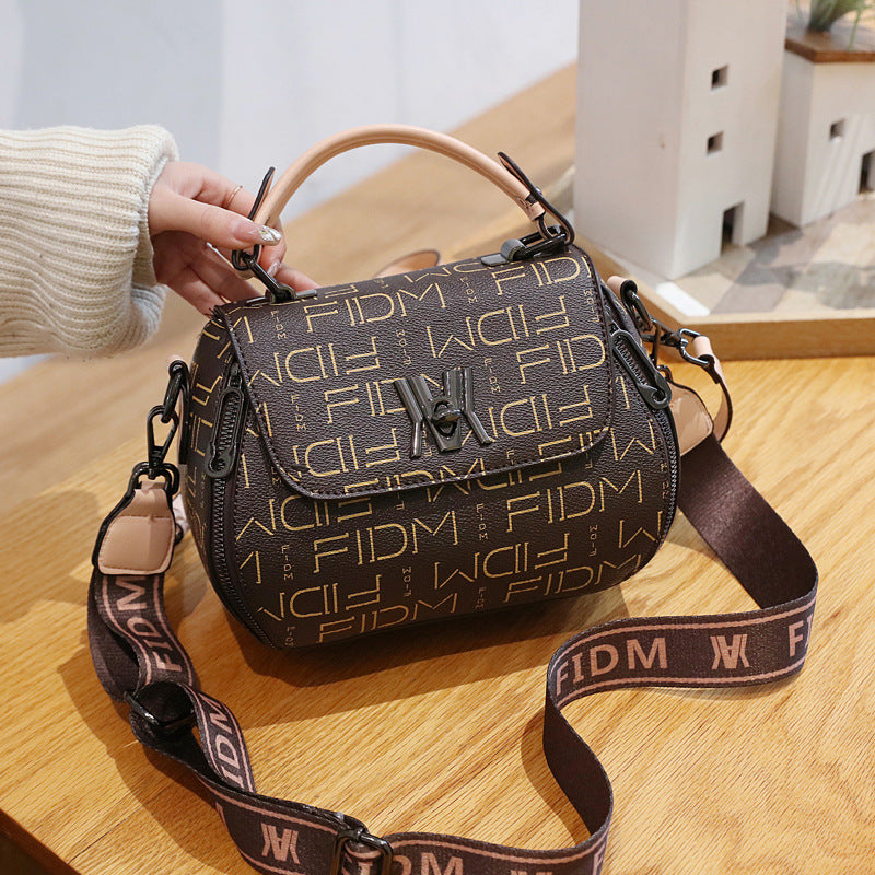 Bolso de un solo hombro con forma de manzana