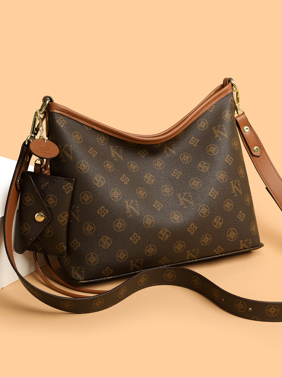 Bolso tote sencillo y elegante con monograma
