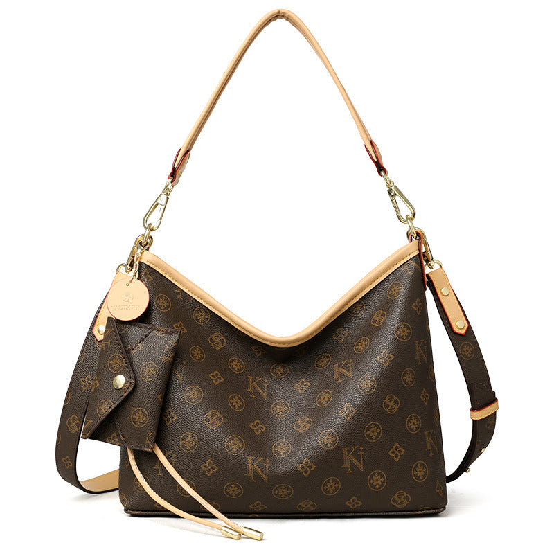 Bolso tote sencillo y elegante con monograma
