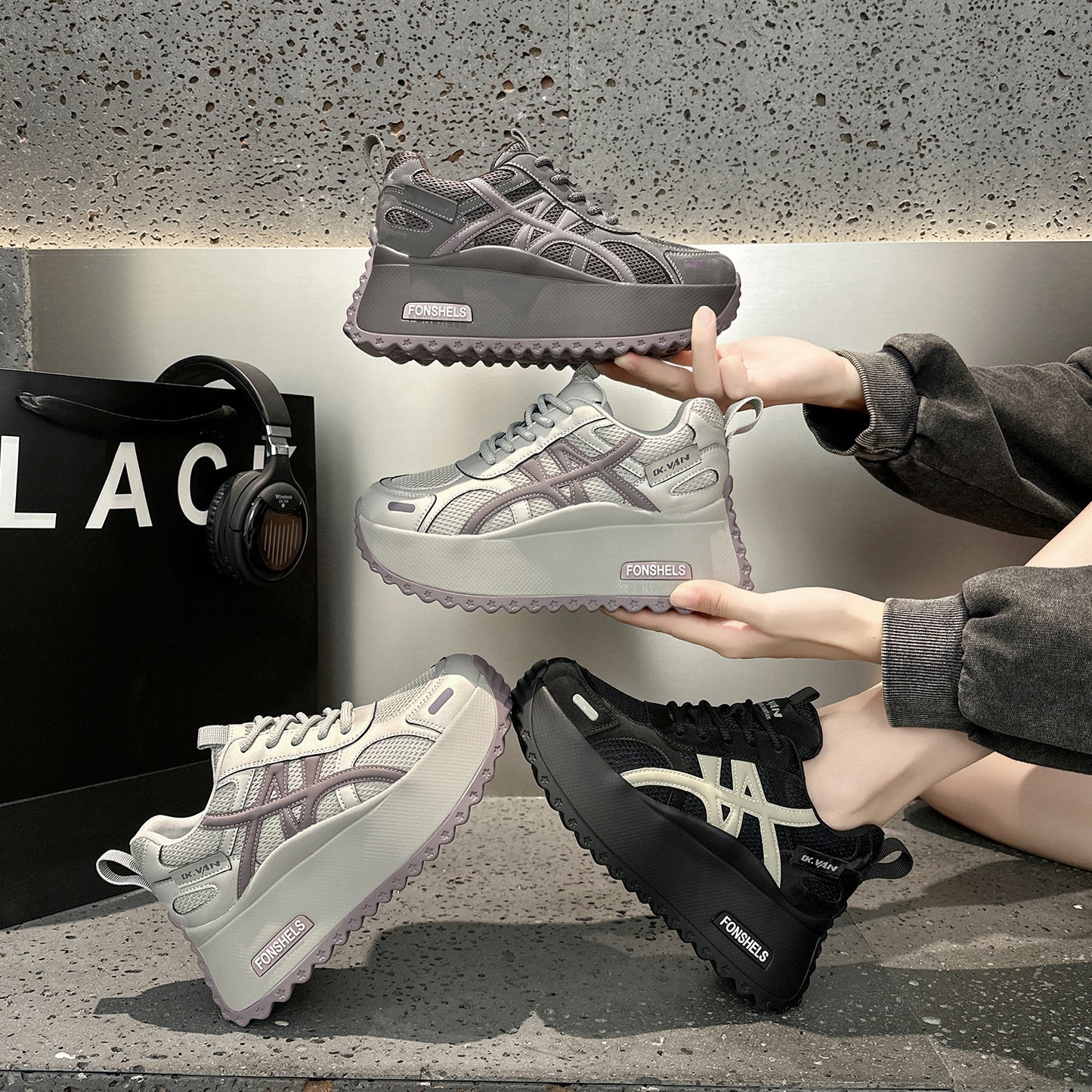 Zapatillas Plataforma Elevadas para Mujer