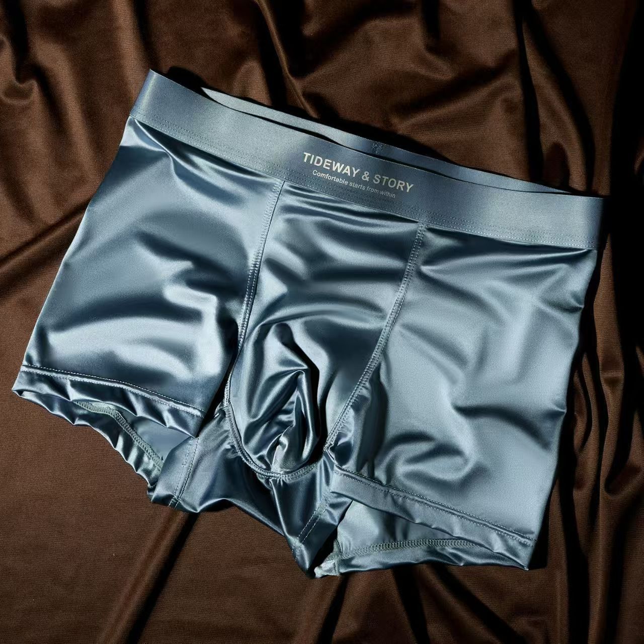 Bóxers de satén de lujo ligero para hombre（compra uno y llévate dos gratis）