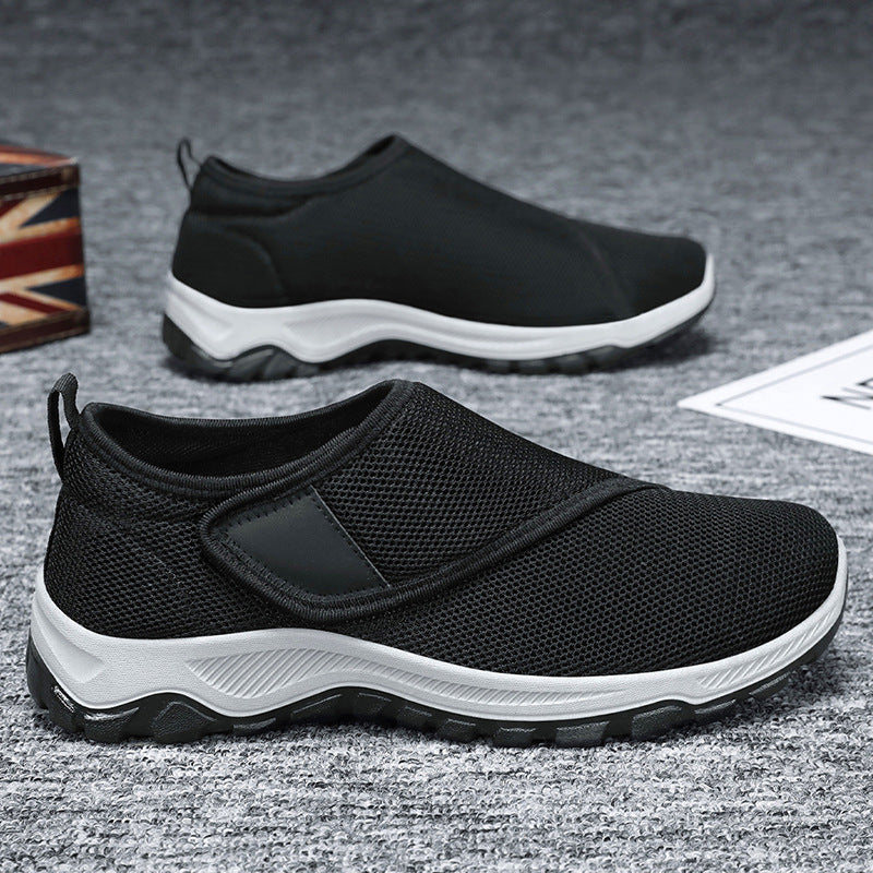 Zapatos casuales de hombre con velcro