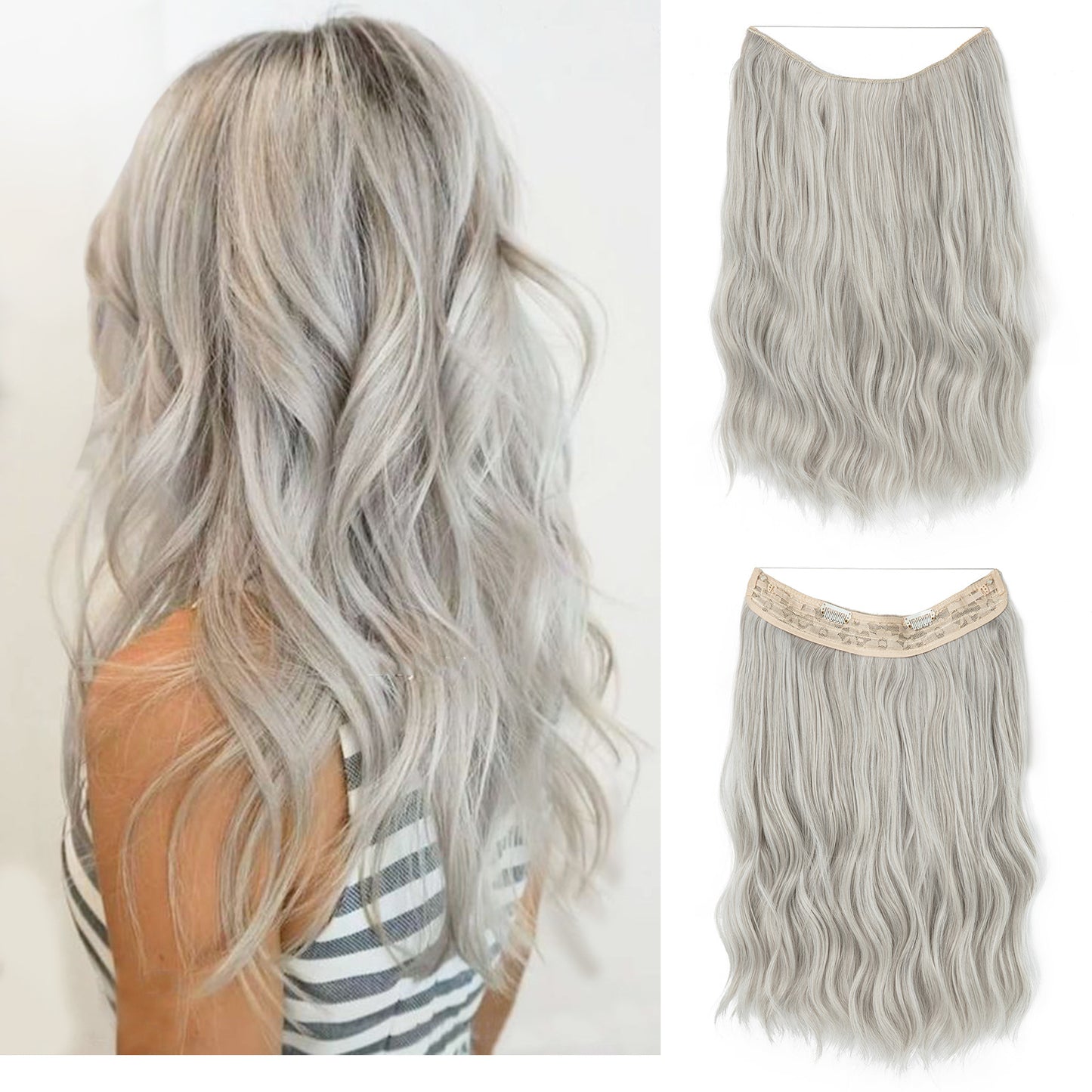 Extensión de cabello de una sola pieza