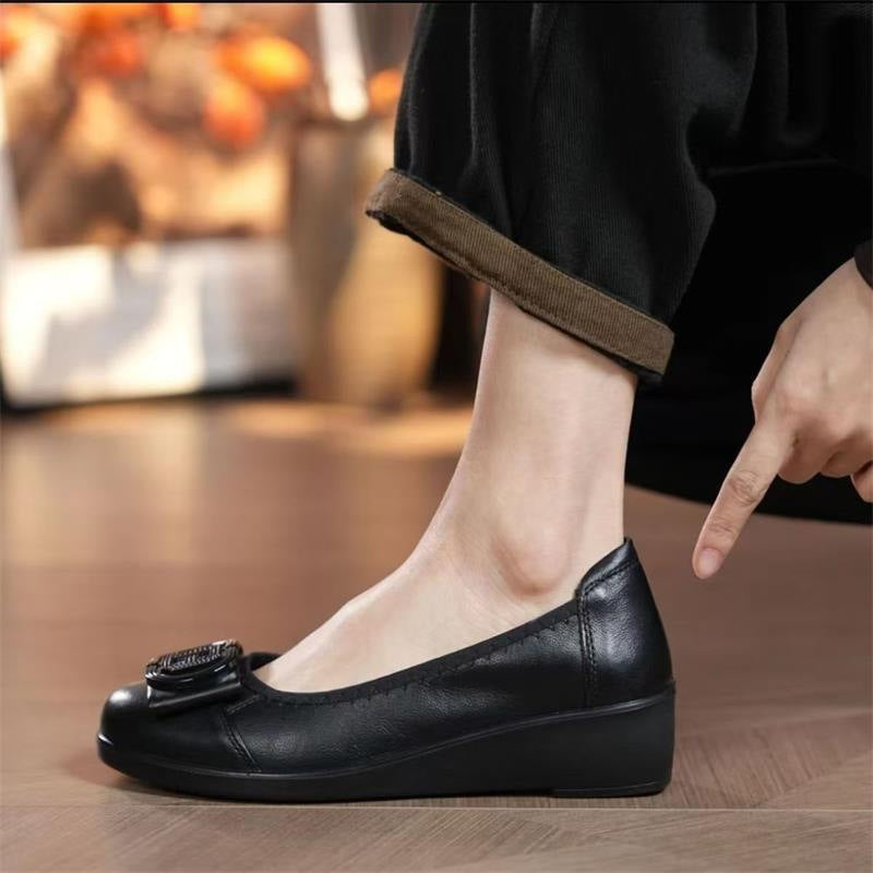 bailarinas de cuero auténtico