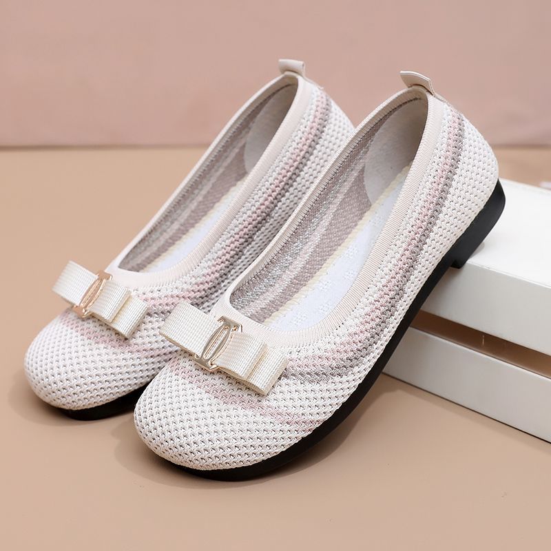 Nuevos zapatos casuales ligeros con lazo