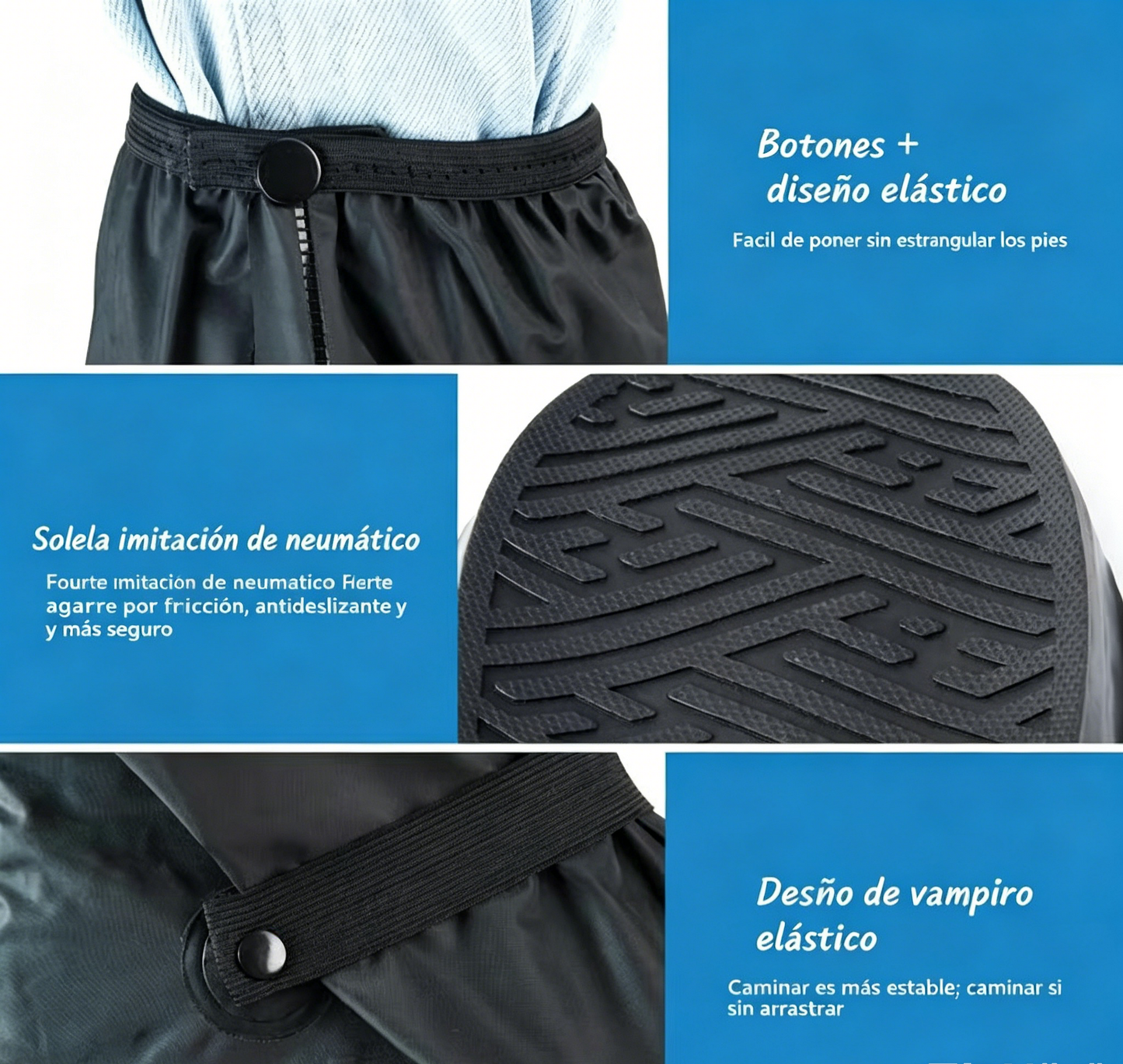 Cubrebotas impermeable para la lluvia（Compra uno y llévate otro gratis）