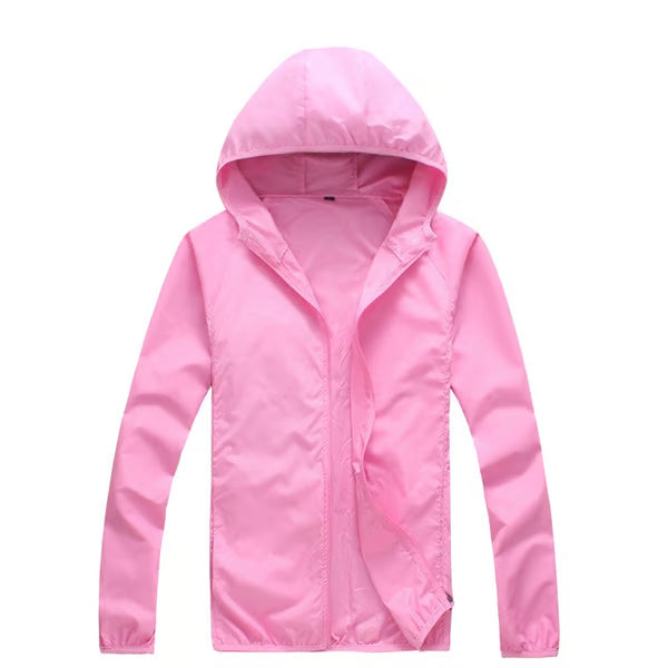 Cortavientos ultraligero, impermeable y con protección solar.