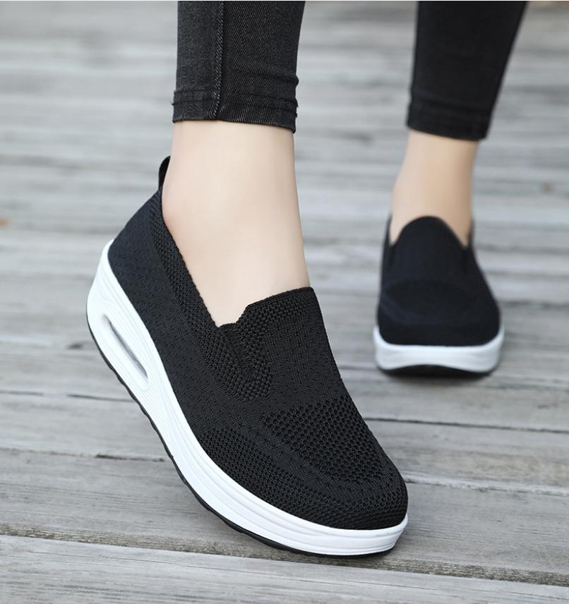 Zapatillas Transpirables de Malla con Suela de Aire para Mujer